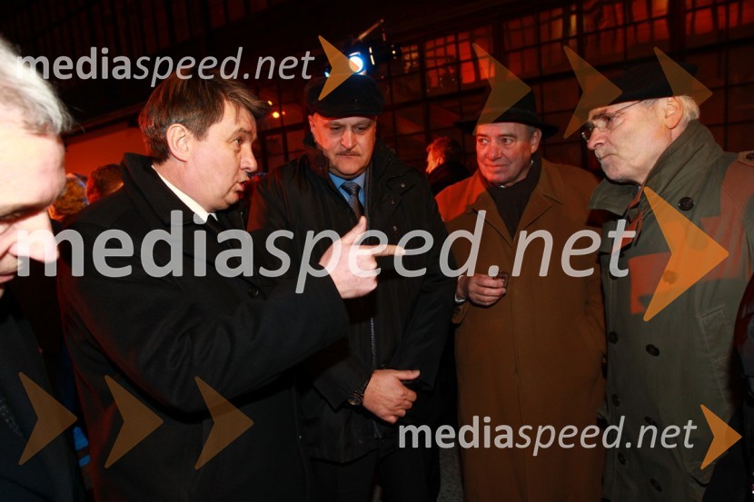 Jožef Školč, politik, ..., Jože Jagodnik in Ivo Vajgl, politikEPK Maribor 2012: Sprejem Franca Kanglerja