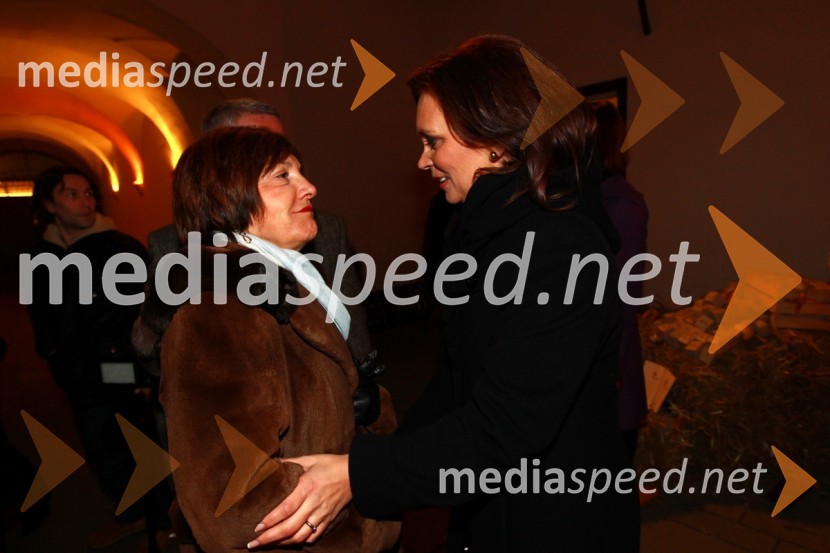 	Nicole Michelangeli, veleposlanica Francije in Suzana Žilić Fišer, generalna direktorica zavoda MARIBOR 2012EPK Maribor 2012: Sprejem Franca Kanglerja