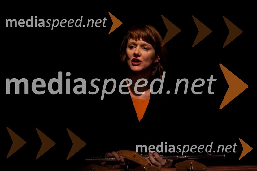 Katja Povše, igralkaTroglavi zmaj in princeske, premiera predstave v Mini teatru