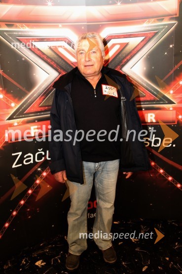 Milivoj Palčič, udeleženec avdicijeX Factor, predizbor v Portorožu