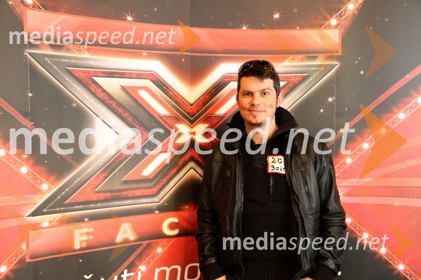 Boštjan Cergol, udeleženec avdicijeX Factor, predizbor v Portorožu