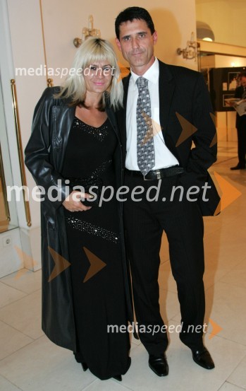 Stojan Auer z ženo KarmenBorštnikovo srečanje, otvoritev