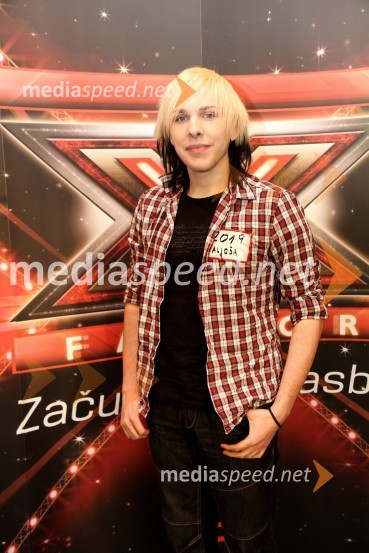 Aljoša Keber, udeleženec avdicijeX Factor, predizbor v Portorožu