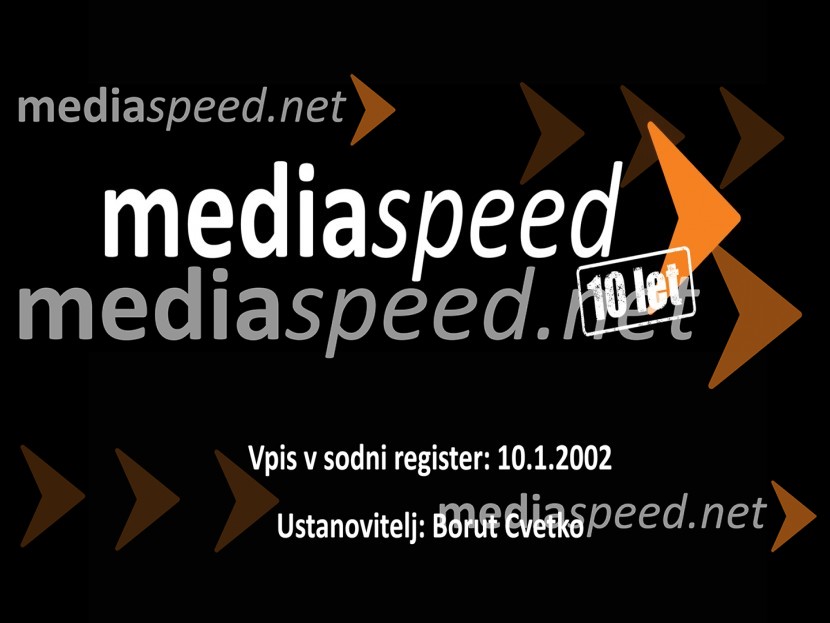 Mediaspeed 10 let, zabava ob obletnici