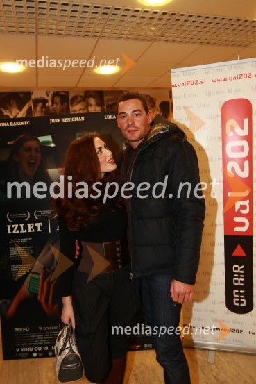 Maja Martina Merljak, igralka in ...Izlet, slavnostna premiera filma