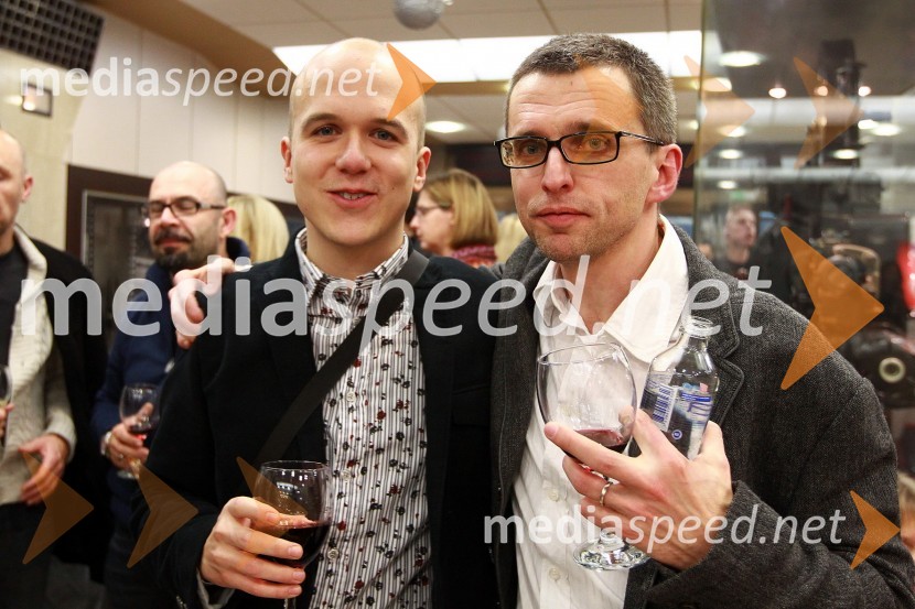 Nejc Gazvoda, režiser in Aleš Pavlin, producentIzlet, slavnostna premiera filma