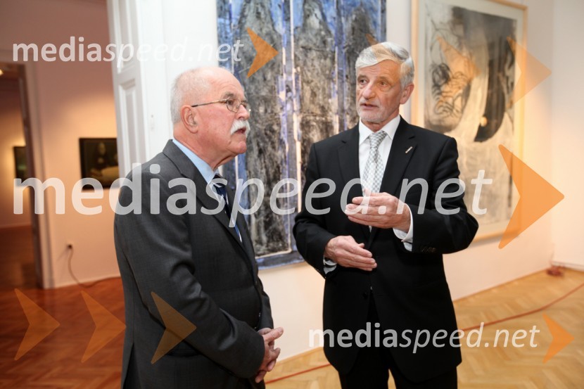 Boštjan Žekš  in Nikolaj R. Kolar, nadomestni župan Mestne občine Slovenj GradecEPK Maribor 2012: Otvoritev EPK v Slovenj Gradcu