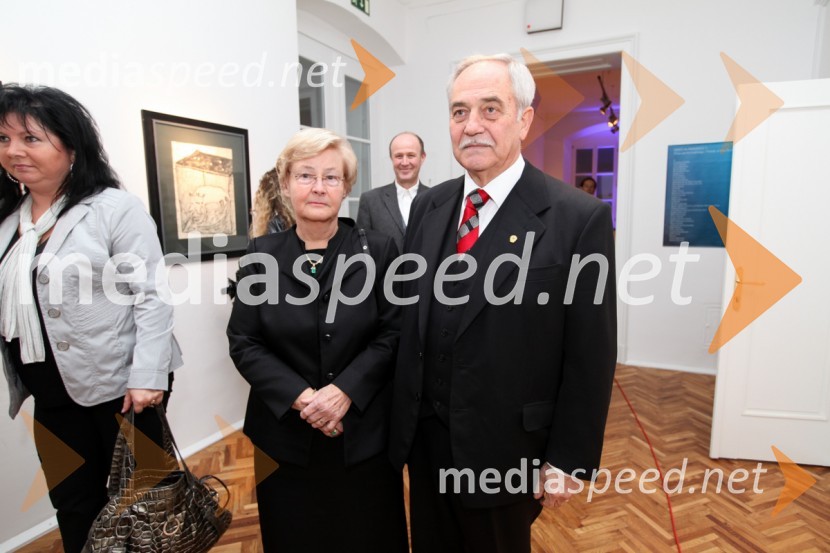 Rudi Moge, nekdanji poslanec in soproga Alojzija Čas Moge, odvetnicaEPK Maribor 2012: Otvoritev EPK v Slovenj Gradcu