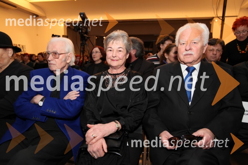 Karel Pečko, akademski slikar, Herta Turičnik in prim.dr. Drago PlešivčnikEPK Maribor 2012: Otvoritev EPK v Slovenj Gradcu