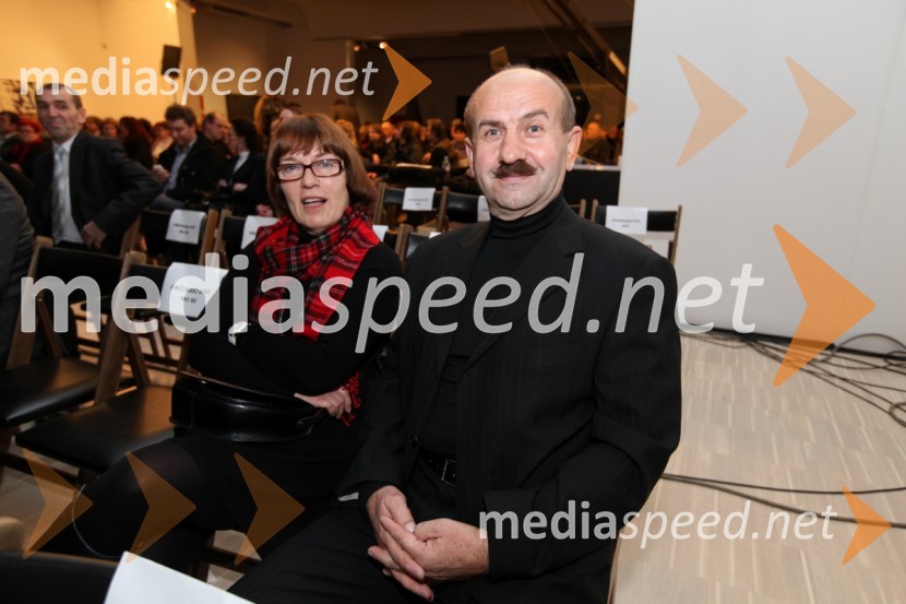 Boris Raj, občinski svetnik in Boža Vitežnik RajEPK Maribor 2012: Otvoritev EPK v Slovenj Gradcu