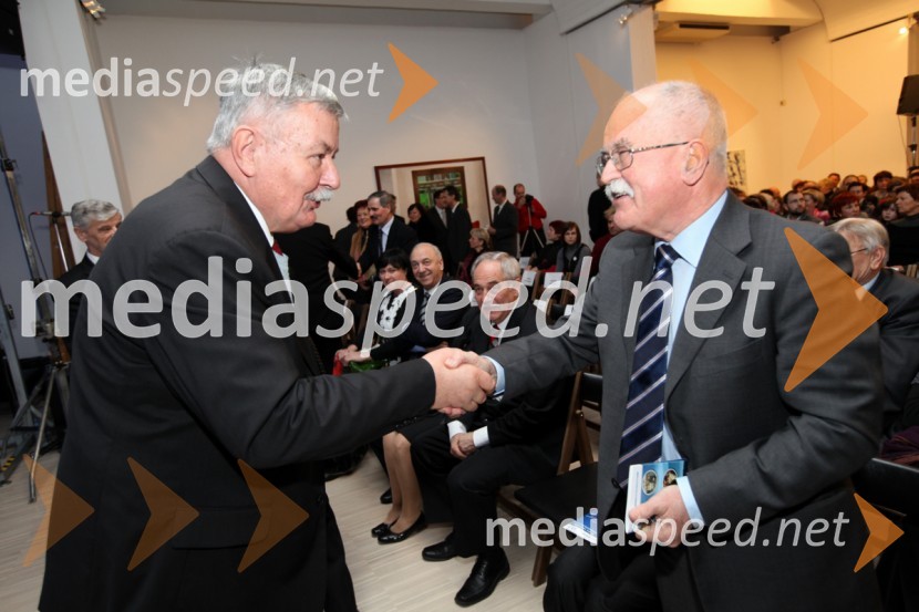 Srečko Meh, podžupan občine Velenje in Boštjan ŽekšEPK Maribor 2012: Otvoritev EPK v Slovenj Gradcu