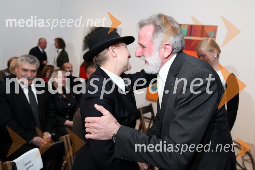 	Jerca Mrzel, igralka in Matjaž Zanoškar, poslanecEPK Maribor 2012: Otvoritev EPK v Slovenj Gradcu