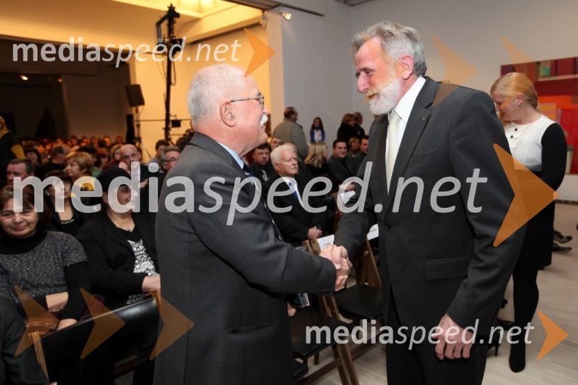 Boštjan Žekš in Matjaž Zanoškar, poslanecEPK Maribor 2012: Otvoritev EPK v Slovenj Gradcu