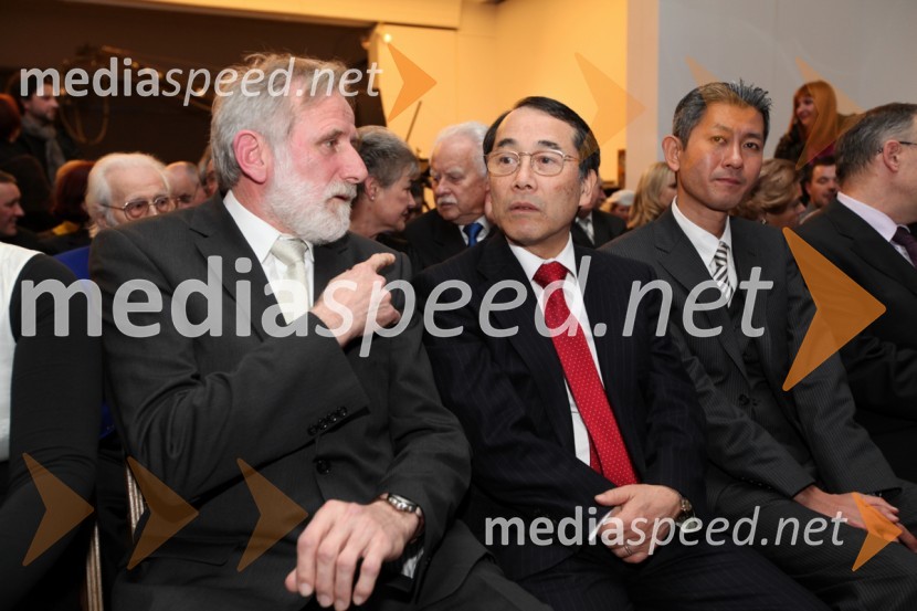 Matjaž Zanoškar, poslanec in Toshimitsu Ishigure, veleposlanik Japonske v SlovenijiEPK Maribor 2012: Otvoritev EPK v Slovenj Gradcu