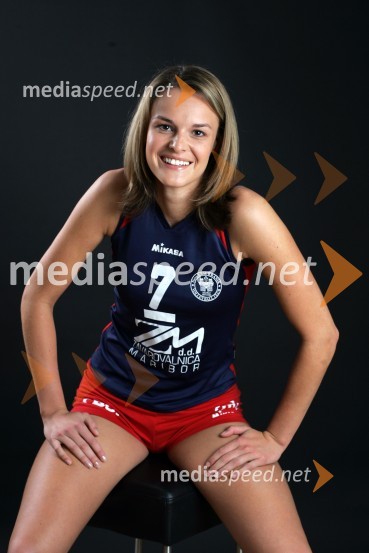 Andreja Vezjak, odbojkarica - kapetankaOdbojkarice Nova KBM Branik