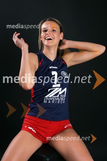 Andreja Vezjak, odbojkarica - kapetankaOdbojkarice Nova KBM Branik