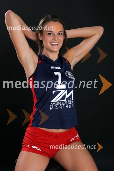 Andreja Vezjak, odbojkarica - kapetankaOdbojkarice Nova KBM Branik