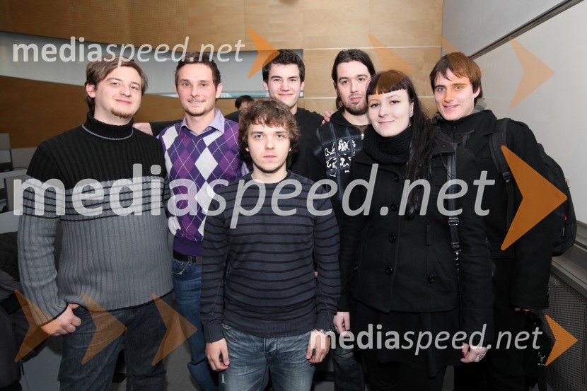 Marko Zabreznik, Janoš Žibrat, Niko Kovačič, Renato Galinec, Dore Pavlič, David Vrbančič in Manja WeinzerlUniverza v Mariboru, predstavitve študentskih projektov