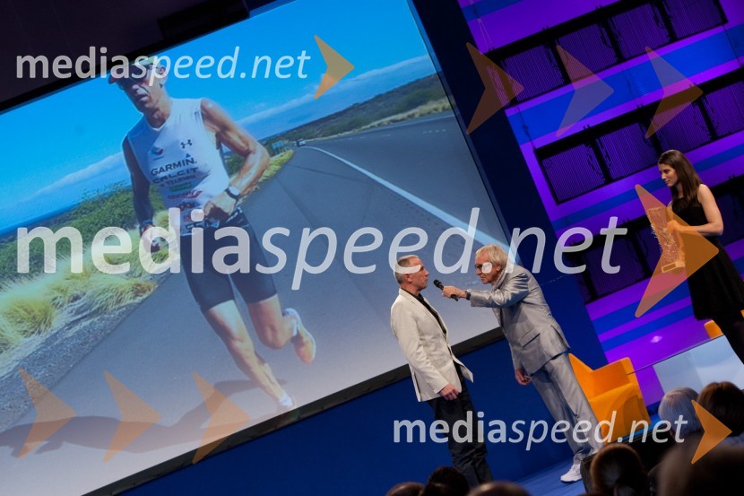 Miro Kregar, triatlonec in Tone Fornezzi TofSlovenec leta 2011 je ... Jože Colarič