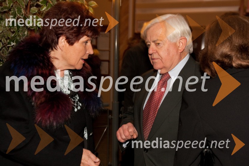 Zdenka Cerar, nekdanja pravosodna ministrica in generalna tožilka in Milan Kučan, nekdanji predsednik Republike SlovenijeSlovenec leta 2011 je ... Jože Colarič