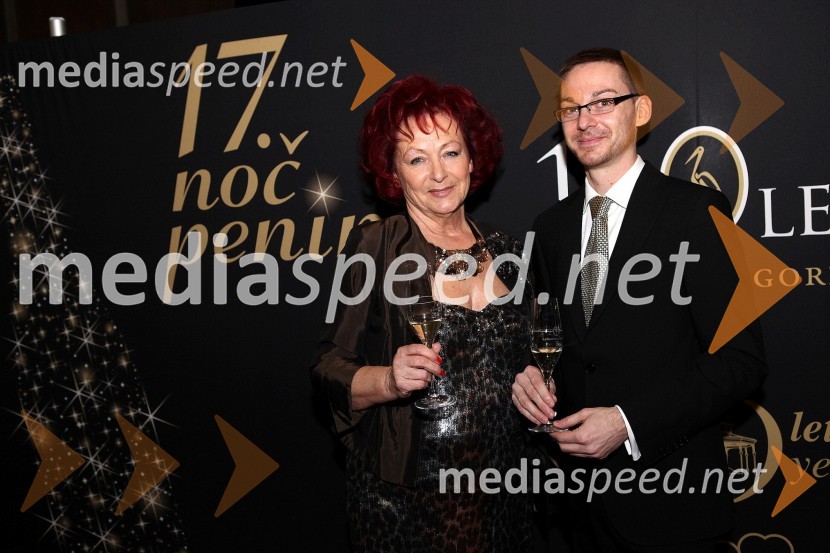 Karmen Kavčič in Miha Veberič, vodja hotela Radin v Zdravilišču Radenci17. noč penine