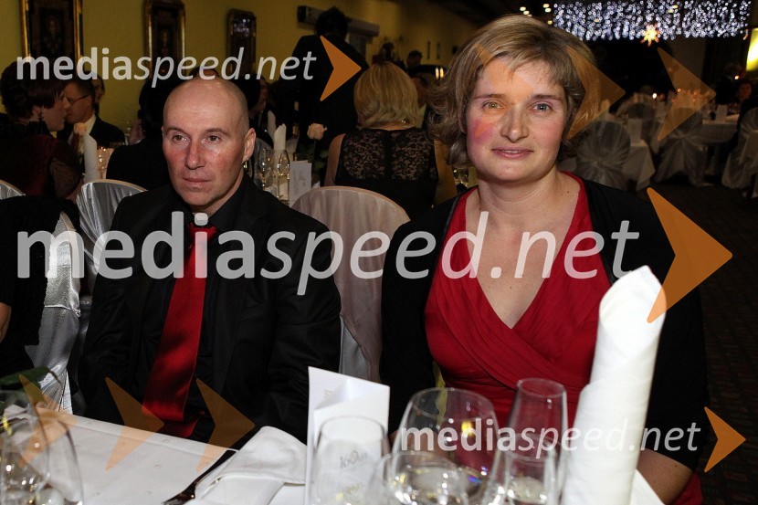 Klavdija Topolovec Špur, glavna enologinja v podjetju Radgonske gorice ter soprog Damjan Špur17. noč penine