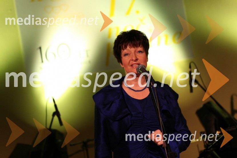 Irena Polak Fištravec, povezovalka dogodka17. noč penine