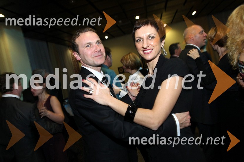 Borut Cvetkovič, direktor podjetja Radgonske gorice in soproga Alenka17. noč penine