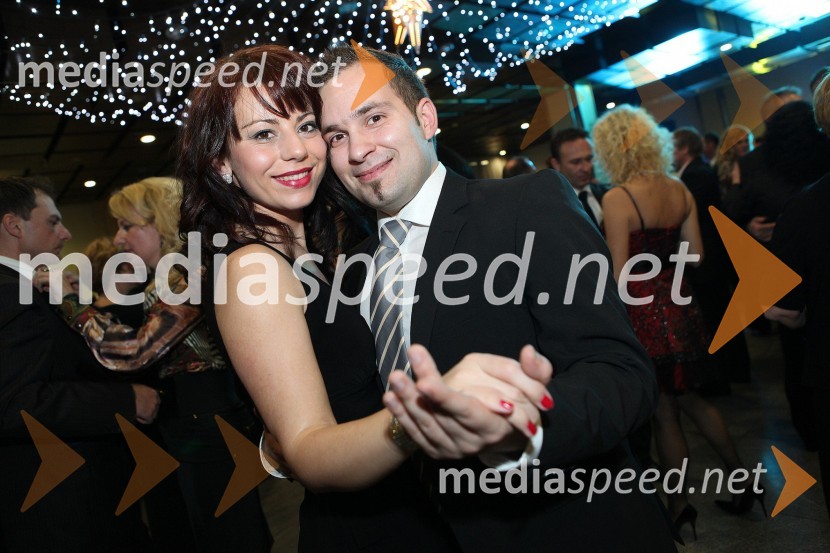 Aleksandra Jahić; Blaž Edšidt, vodja izvoza Radgonske Gorice17. noč penine