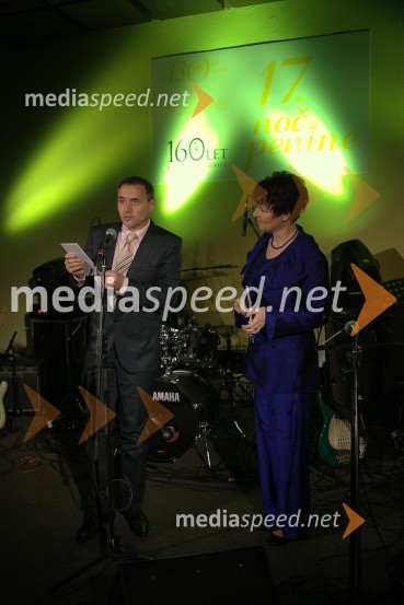 ... in Irena Polak Fištravec, povezovalka dogodka17. noč penine