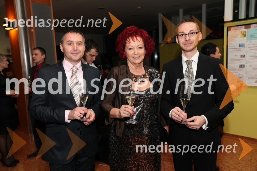 ..., Karmen Kavčič in Miha Veberič, vodja hotela Radin v Zdravilišču Radenci17. noč penine