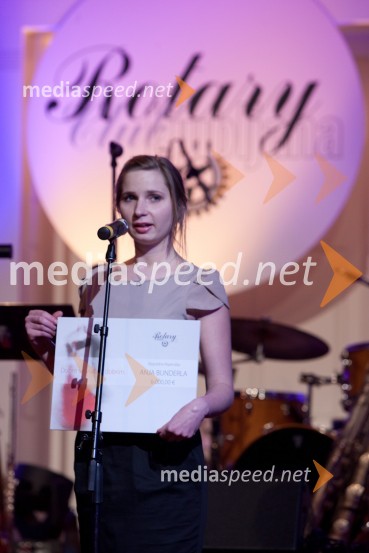 Anja Bunderla, prejemnica štipendije23. Veliki Rotarijski ples