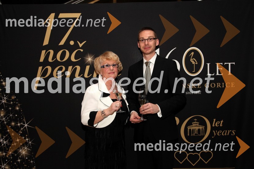 Majda Šmid, Restavracija M in Miha Veberič, vodja hotela Radin v Zdravilišču Radenci17. noč penine