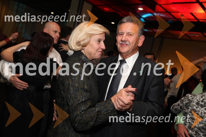 Anton Kampuš, župan Gornje Radgone in soproga Marija	 
17. noč penine