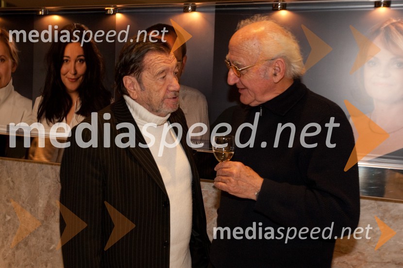 Sergej Ferrari, igralec in Vasja Predan, TeatrologStari ko zemlja, kakšnih petinštirideset, premiera v SNG Nova Gorica