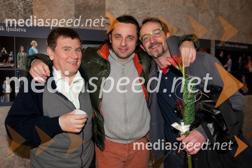 	Jože Hrovat, igralec, Gorazd Jakomini, igralec in Blaž Valič, igralecStari ko zemlja, kakšnih petinštirideset, premiera v SNG Nova Gorica