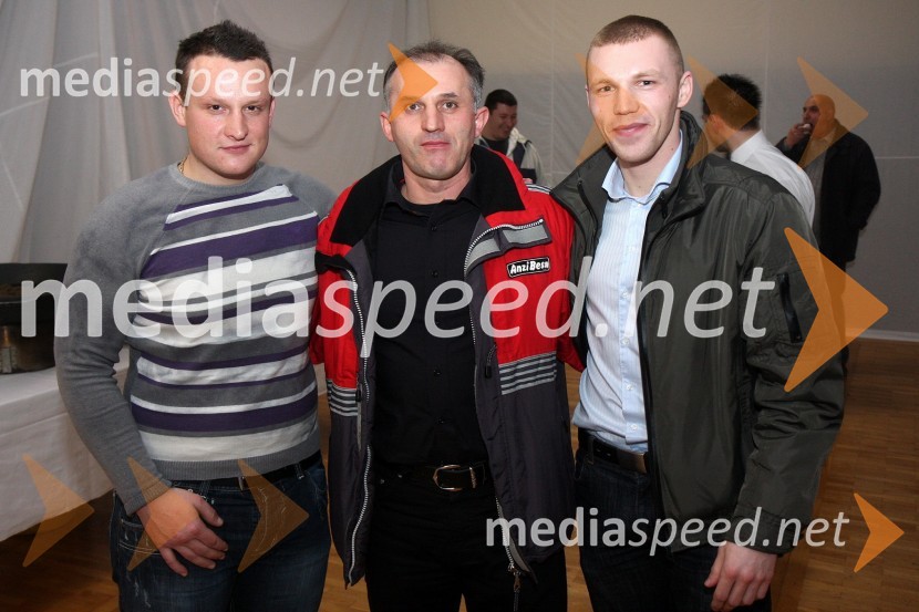 Denis Polančič, Zvonko Zečević in Gregor Strančanek, kickbokserŠportnik Maribora 2011