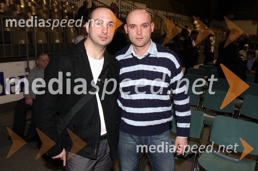 Gregor Zafošnik, namiznoteniški igralec in Marko Tkalec, tenisačŠportnik Maribora 2011
