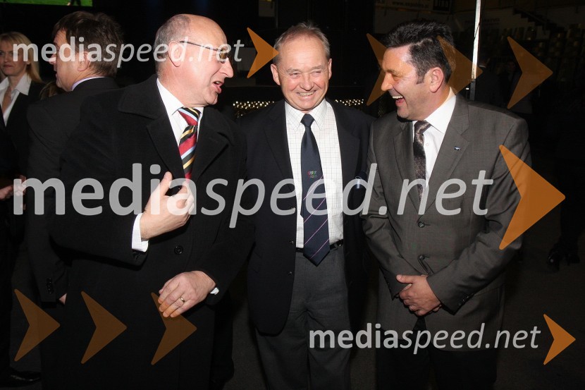 Bogdan Gabrovec, podpredsednik OKS-ZŠZ in predsednik Judoistične zveze Slovenije ter vodja slovenske olimpijske odprave v Londonu, dr. Alojz Križman, ...Športnik Maribora 2011