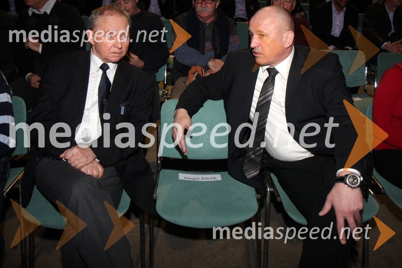 Dr. Alojz Križman in  Milan Mikl, podžupan MOMŠportnik Maribora 2011