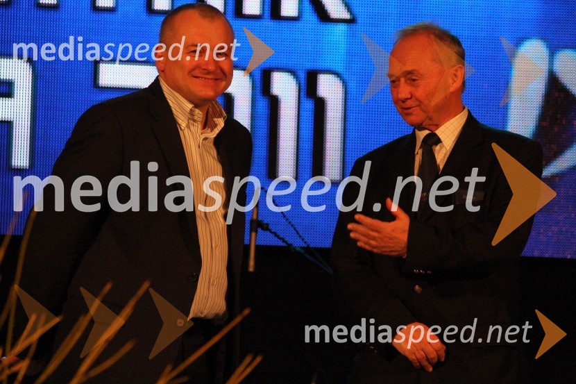 Franc Kangler, župan MOM in dr. Alojz KrižmanŠportnik Maribora 2011