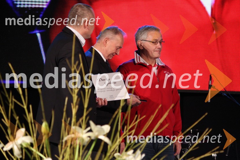 Franc Kangler, župan MOM, dr. Alojz Križman in Darko GolobŠportnik Maribora 2011