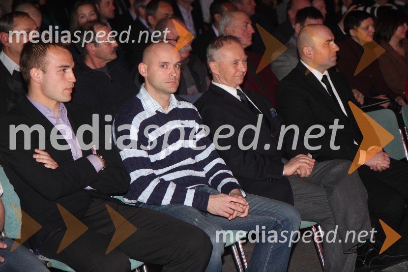 Dalibor Volaš, športnik Maribora 2011 in Marko Tkalec, tenisač, dr. Alojz KrižmanŠportnik Maribora 2011