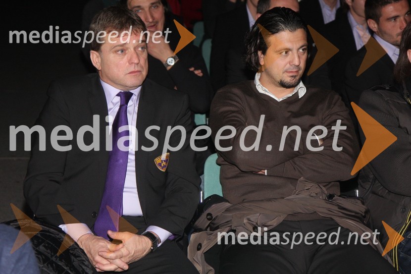 Bojan Ban, direktor NK Maribor, Zlatko Zahovič, športni direktorŠportnik Maribora 2011