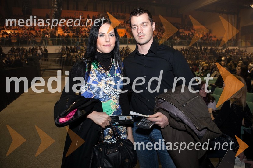 Astrid Bah, podžupanja MOM s spremljevalcemEPK Maribor 2012: koncert 2CELLOS