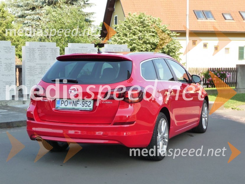 Opel Astra Sports Tourer 1.4 16V turbo sportOpel Astra Sports Tourer 1.4 16V turbo sport, mediaspeed test