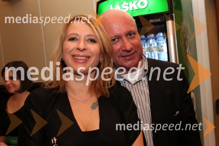 Tatjana Doma, dramaturginja SLG Celje in Janez Pipan, režiser21. festival Dnevi komedije, otvoritev v SLG Celje