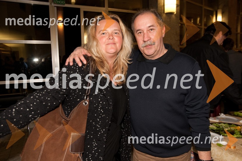 	Katja Pegan, direktorica Gledališča Koper in Marko Sosič, režiser24 ur, premiera v SNG Nova Gorica