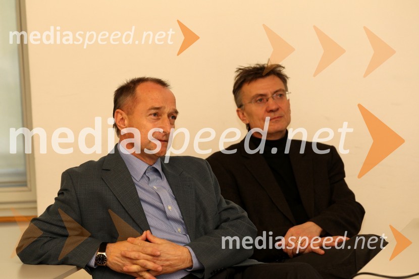 Prof. dr. Franci Čuš, predsednik Upravnega odbora Društva univerzitetnih profesorjev Maribor in prof. dr. Danijel Rebolj, rektor Univerze v MariboruUniverza v Mariboru: Okrogla miza Društva univerzitetnih profesorjev Maribor o raziskovalni dejavnosti v RS, programskih skupinah, projektih in mladih raziskovalcih