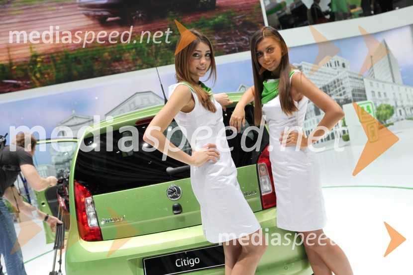 Avtomobilski salon Ženeva 2012, hostese